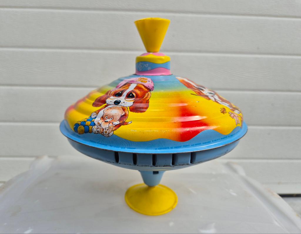 Vintage metalen speelgoed met Hondjes - Speelgoed, Ophalen of Verzenden