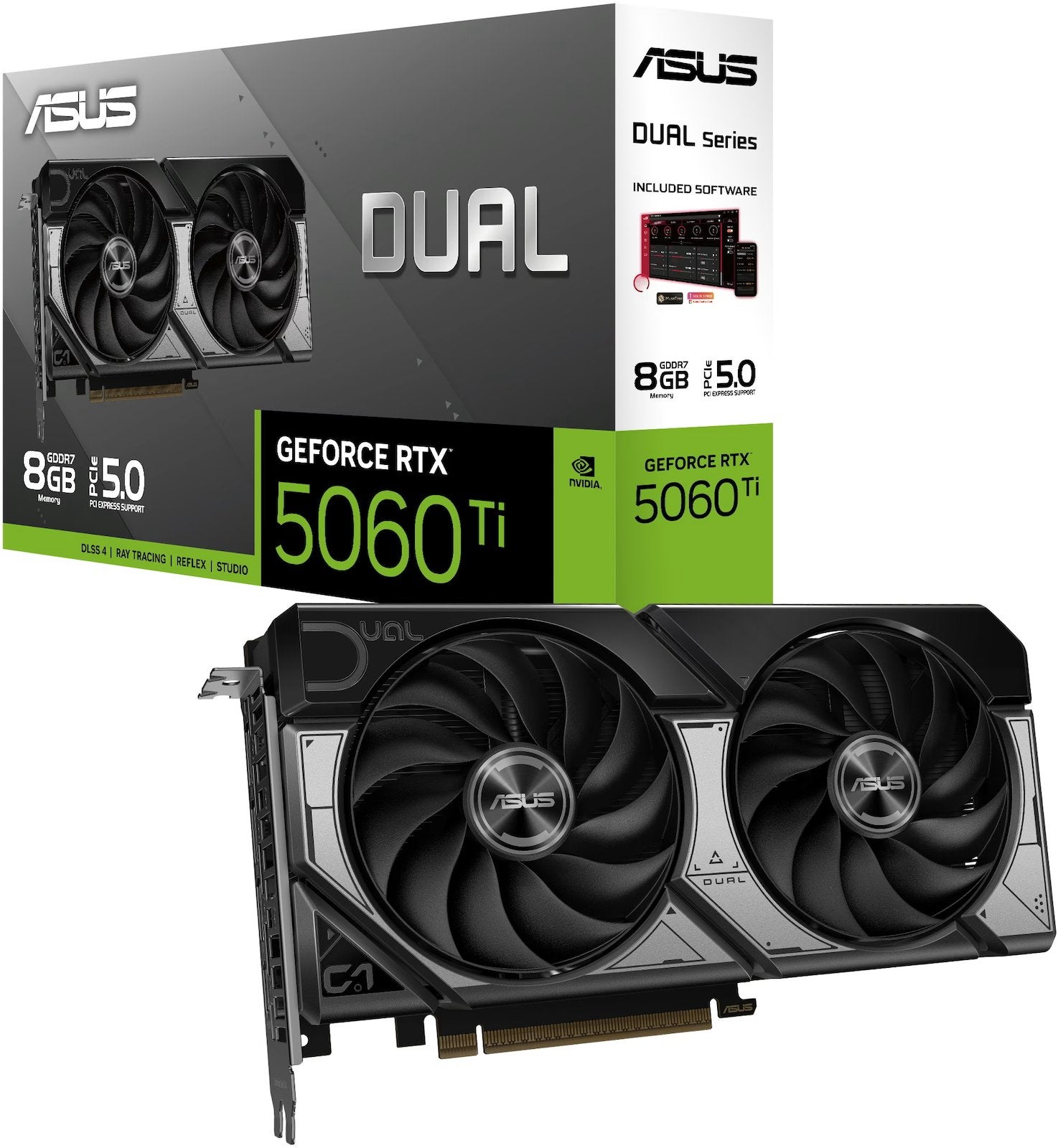 [NIEUW] Asus Dual Geforce RTX 5060 Ti 8Gb, Computers en Software, Videokaarten, Ophalen of Verzenden, Nieuw, GDDR6, PCI-Express 4