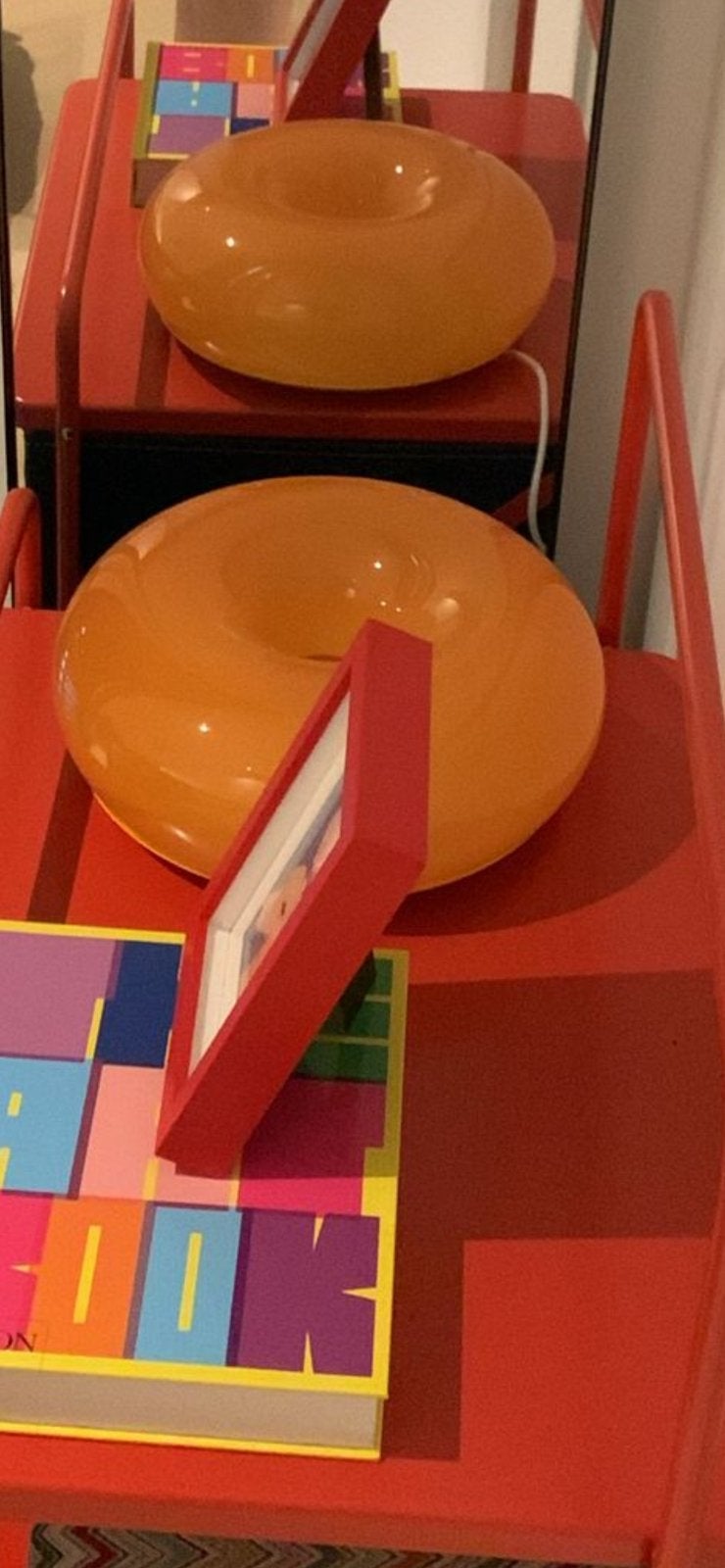IKEA varmblixt lamp, Ophalen, Zo goed als nieuw, IKEA, Oranje