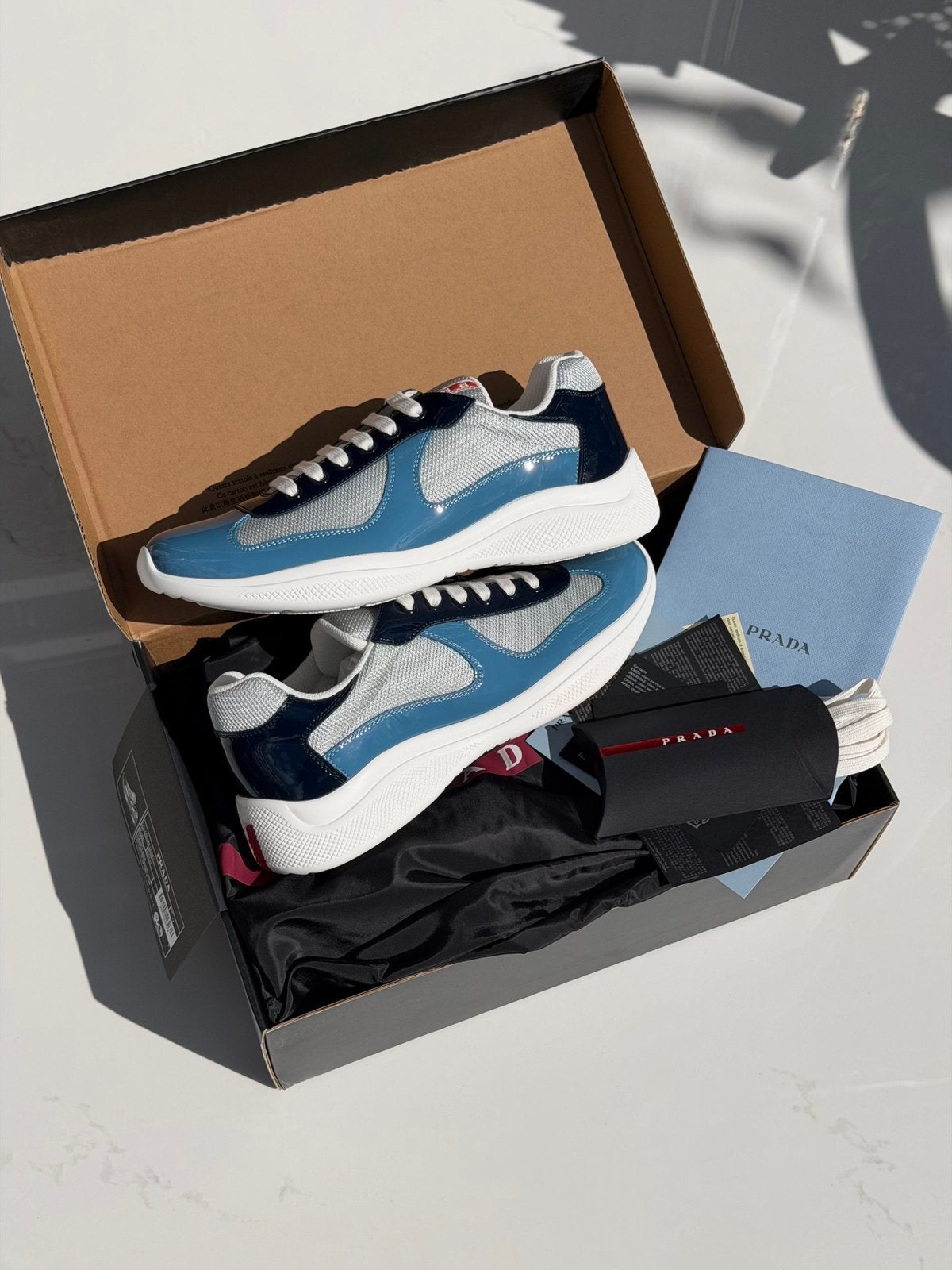 Prada Americas Cup Maat 42 & 43, Kleding | Heren, Ophalen of Verzenden, Nieuw, Zwart