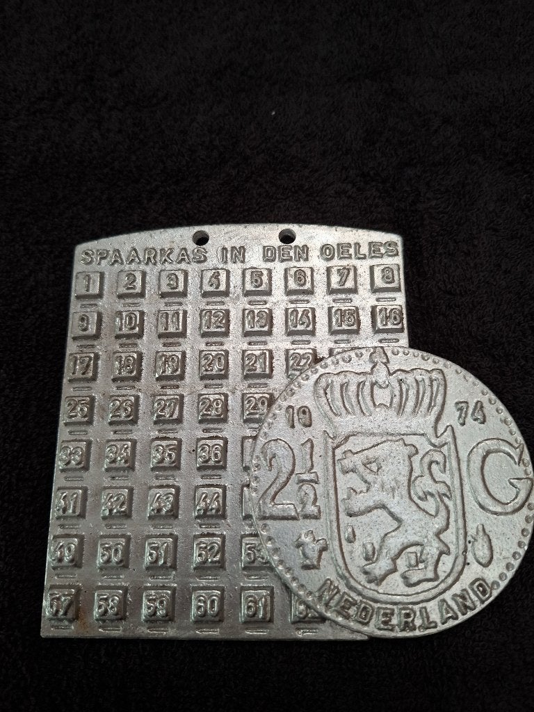 Vastelaovend medaille spaarkas in den Oeles 1995, Ophalen of Verzenden, Overige materialen, Nederland
