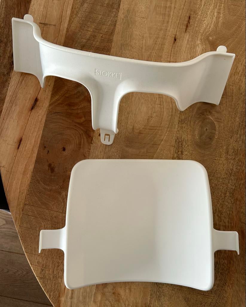 Stokke babyset met Jollein stoelverkleiner, Kinderen en Baby's, Kinderstoelen, Ophalen of Verzenden, Zo goed als nieuw, Meegroeistoel