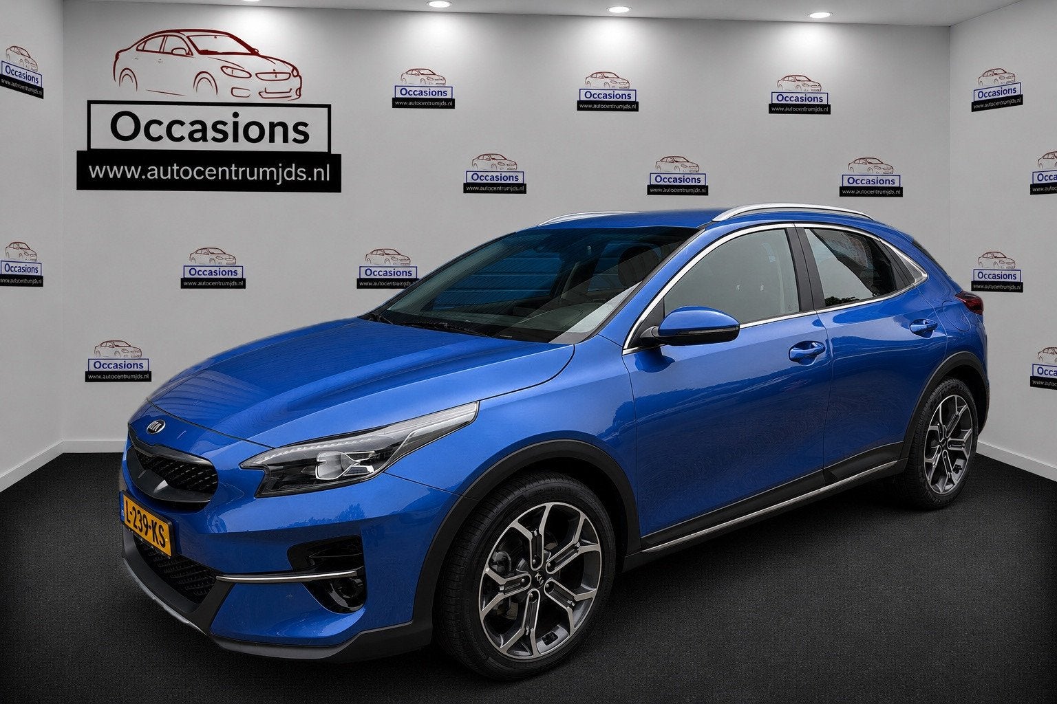 Kia XCeed 1.0 T-GDi DynamicLine, Auto's, Voorwielaandrijving, XCeed, Gebruikt, Blauw