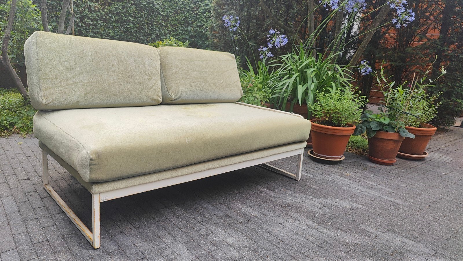 Muurbank 125 x 70 cm, Ophalen, Gebruikt, Bauhaus, 150 tot 200 cm