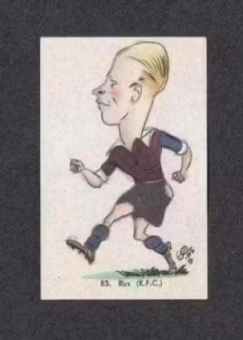 Voetbalplaatje KFC Koog aan de Zaan Siem Rus 1950., Ophalen of Verzenden, Zo goed als nieuw