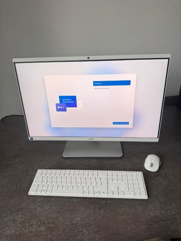 Nieuwe Acer Aspire C27 -195ES 7U16 NL – Wit, Ophalen, Nieuw, Gaming, SSD
