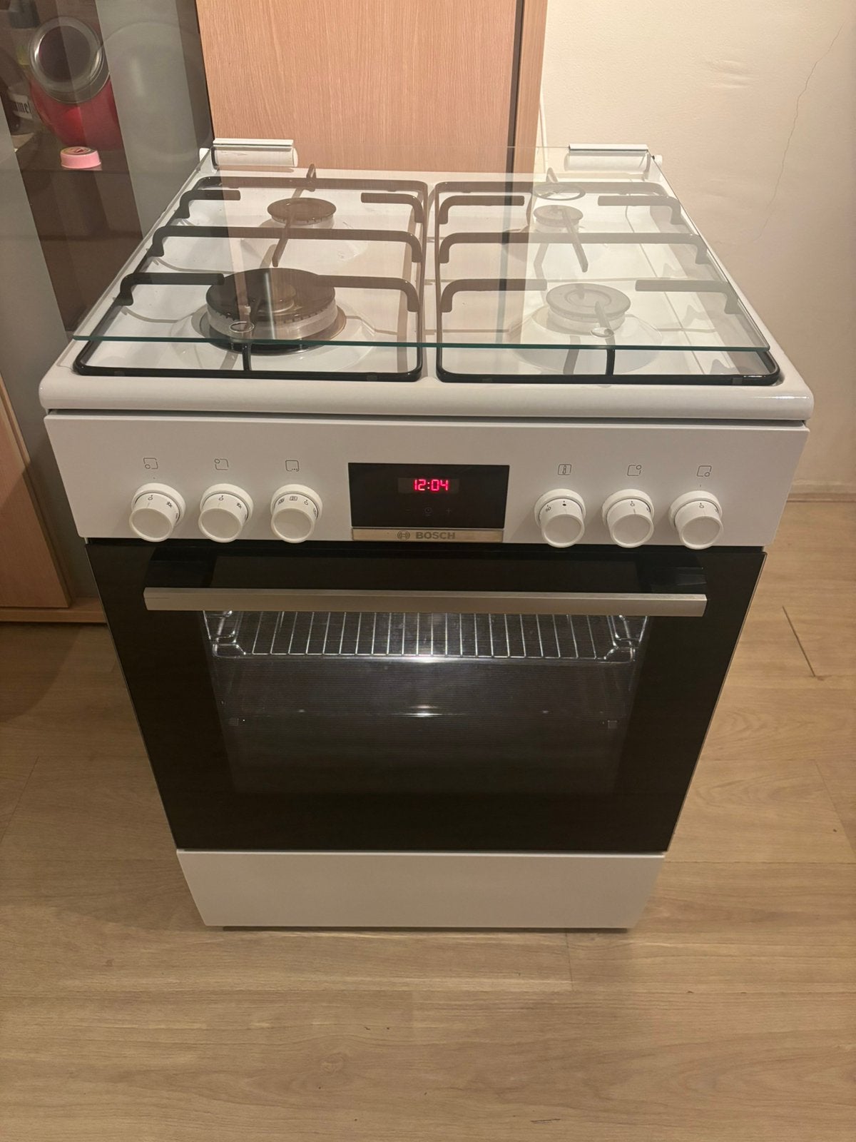 Bosch Vrijstaand Gasfornuis met Oven - Zo goed als nieuw, Ophalen of Verzenden, Zo goed als nieuw