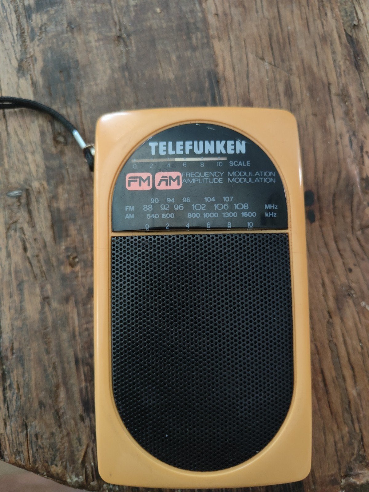 Telefunken FM/AM Transistorradio - Vintage Draagbaar, Ophalen of Verzenden, Gebruikt, Transistorradio