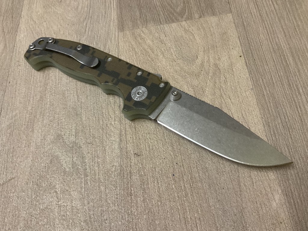 Gebruikte Demko AD20S in D2 toolsteel en CRKT Seahawk ATS34, Ophalen of Verzenden, Landmacht, Amerika