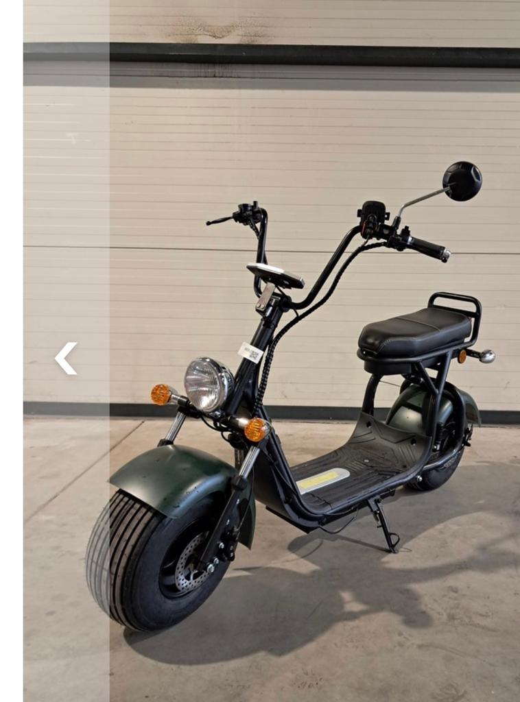 Stoere Elektrische Scooter - Fatbike Stijl, Fietsen en Brommers, Snorfietsen en Snorscooters, Ophalen of Verzenden, Zo goed als nieuw