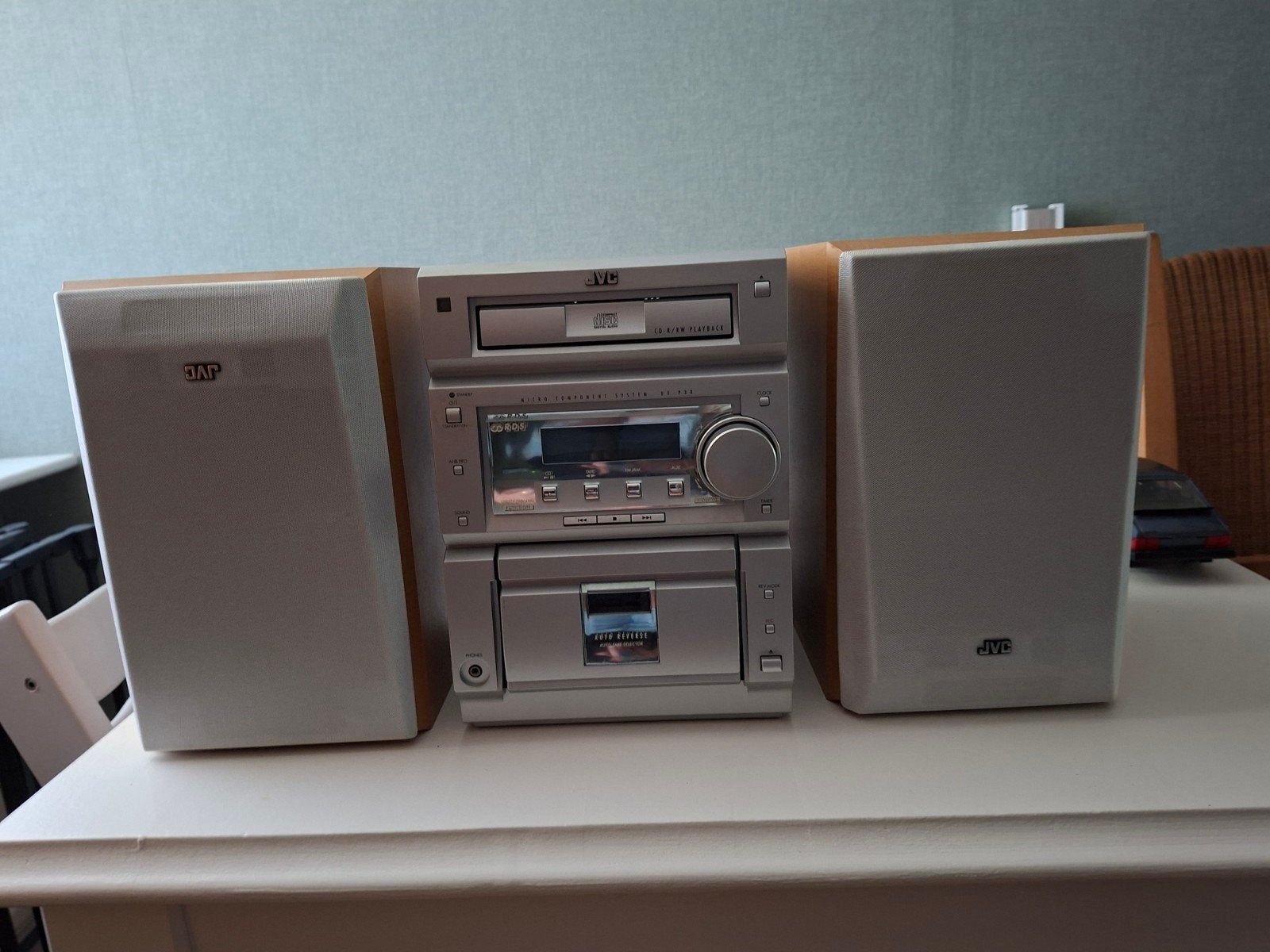 jvc radio,cd cassette speler, Ophalen, Zo goed als nieuw, JVC