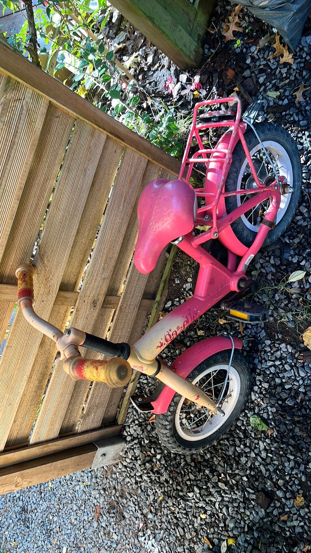 Gazelle meisjesfiets 12 inch, Ophalen, Gebruikt, 14 inch of minder