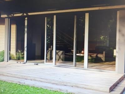 3 delige kantel schuifpuien/kunststof/zwart/ 4500 x 2200, Doe-het-zelf en Verbouw, Kozijnen en Schuifpuien, Kunststof, Deurkozijn