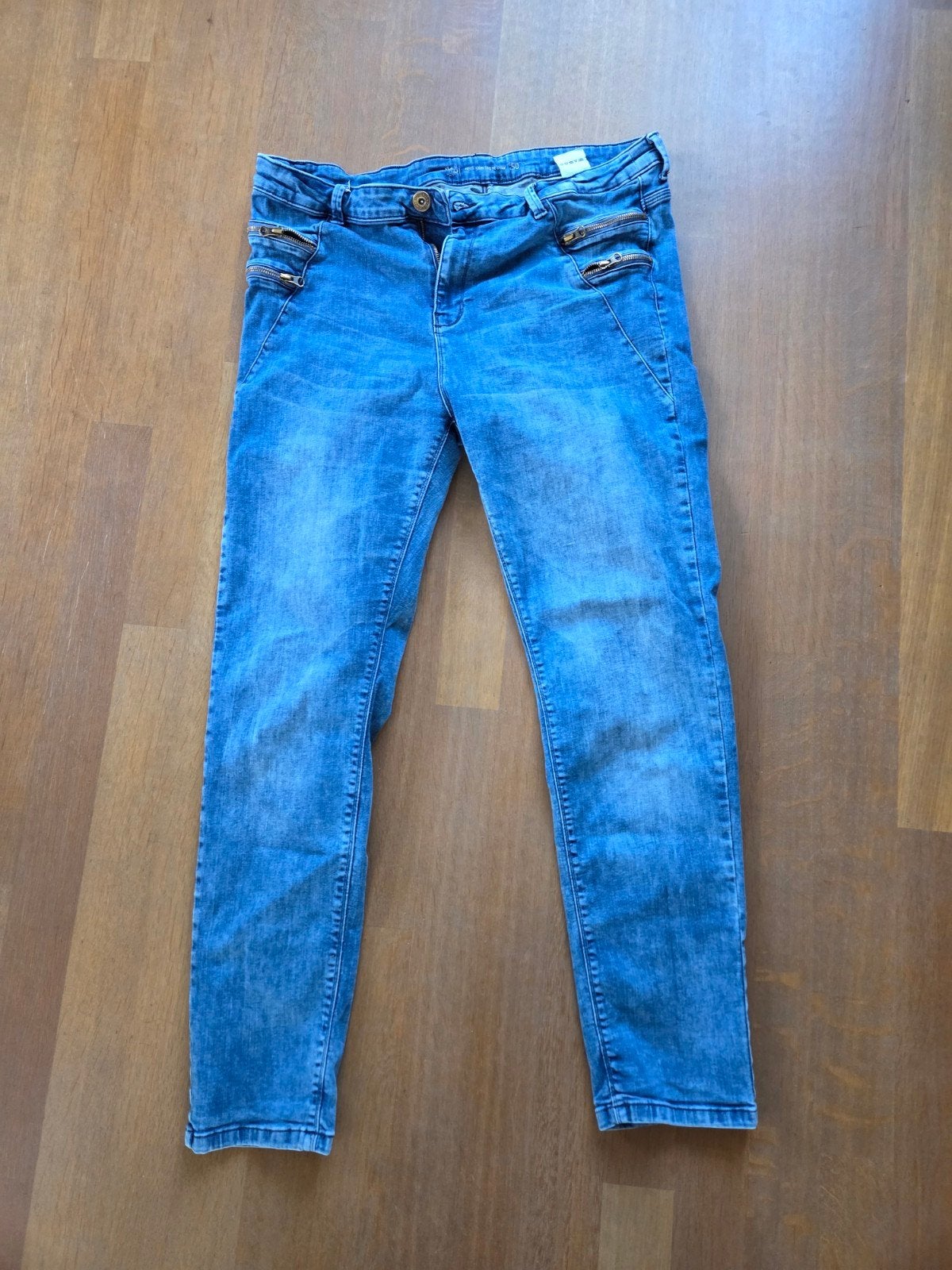 Spijkerbroek ms mode slim leg regular maat 50, Ophalen of Verzenden, Gedragen, Blauw, Overige jeansmaten