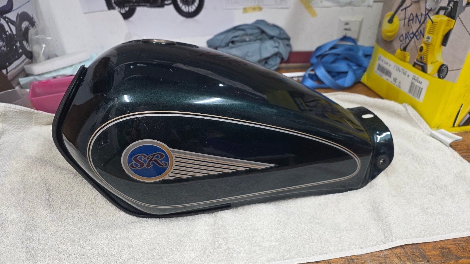 Yamaha orginele Yamaha SR benzine brandstof tank  caferacer, Ophalen of Verzenden, Gebruikt