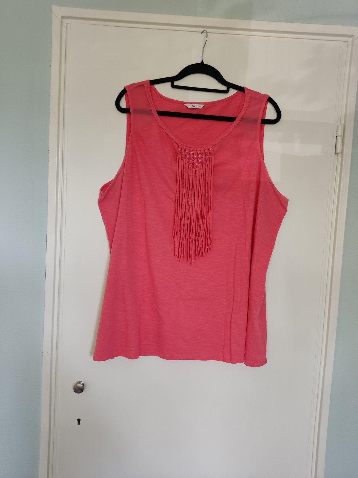 Miss Etam Ibiza top/ shirt oranje maat 52, Kleding | Dames, Grote Maten, Miss Etam, Ophalen of Verzenden, Zo goed als nieuw, Shirt of Top