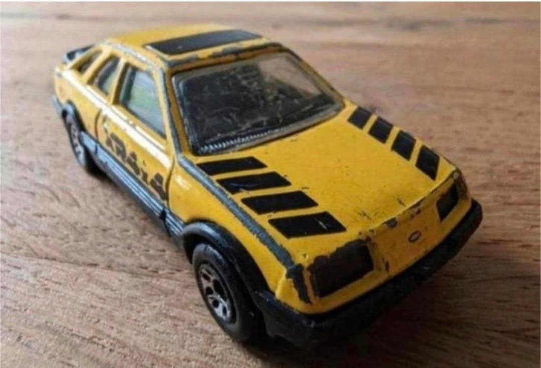 Matchbox Ford Sierra XR4 – Made in Macau (1993), Ophalen of Verzenden, Gebruikt, Auto