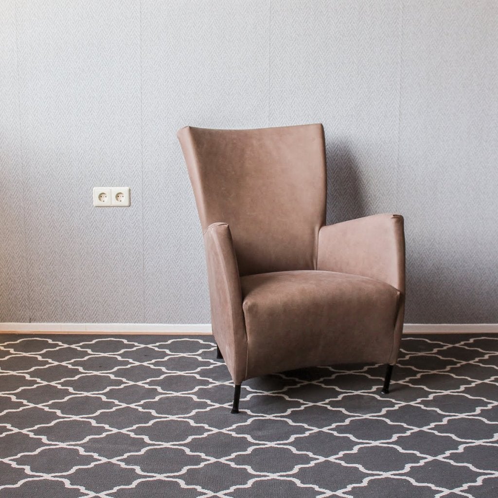 Montis Windy fauteuil - beige/taupe, Huis en Inrichting, Niet ingevuld, Zo goed als nieuw, Niet ingevuld, Niet ingevuld