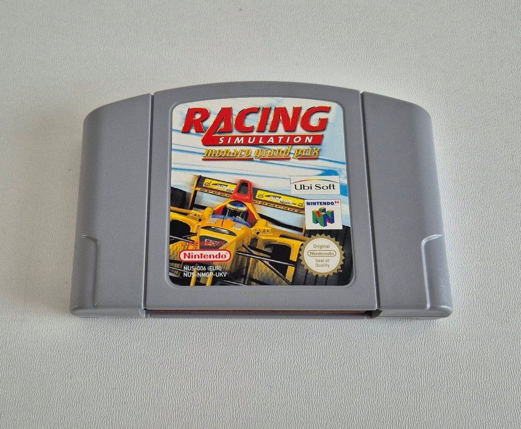 Racing Simulation Monaco Grand Prix Nintendo 64 N64 Game, Spelcomputers en Games, Gebruikt, 1 speler, Racen en Vliegen, Ophalen of Verzenden
