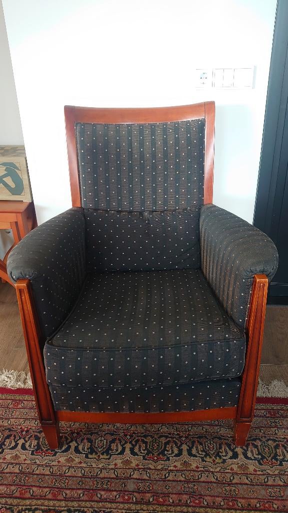 Fauteuil Schuitema Art-Deco Vintage jugendstil comfortabel, Huis en Inrichting, Fauteuils, Ophalen, Art- Deco, Jugendstil, Vintage, Retro.