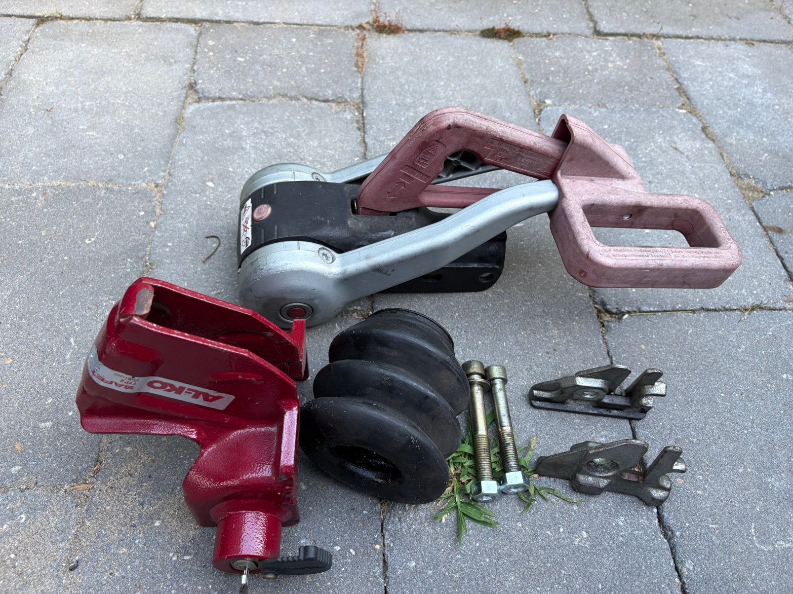 AL-KO aks 2000 stabilisatorkopeling met alko slot, Ophalen, Gebruikt