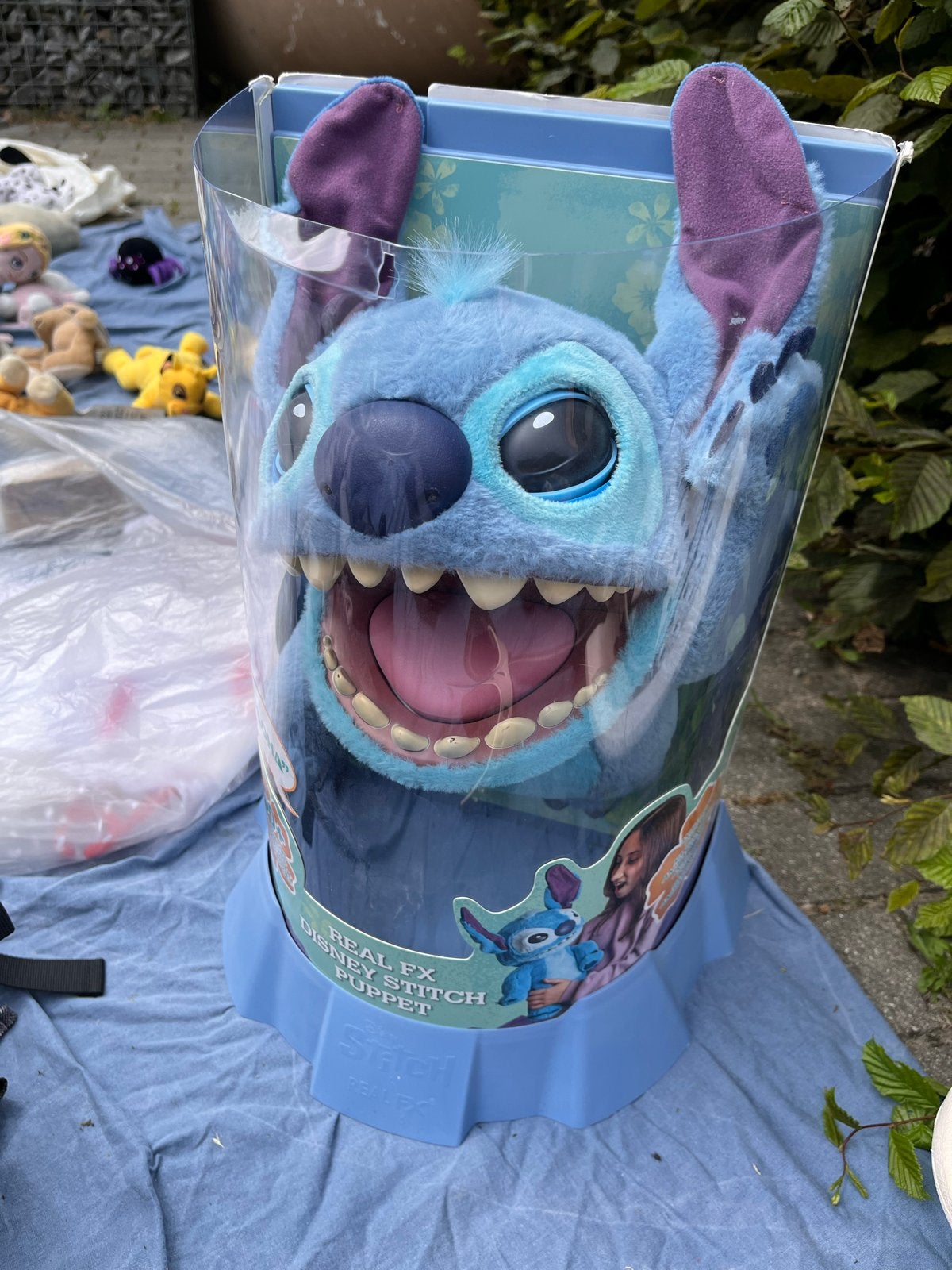 Zo goed als nieuwe Disney Stitch handpop, Kinderen en Baby's, Ophalen, Disney, Overige typen, Blauw