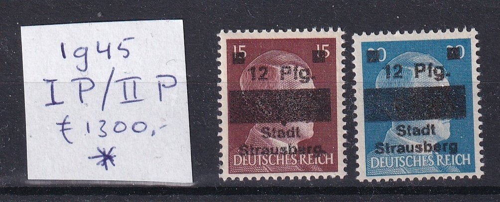 A200A) 1945 Stadt Strausberg Mi I P/II P €1300 opdr geen gar, Verzenden, Overige periodes, Postfris