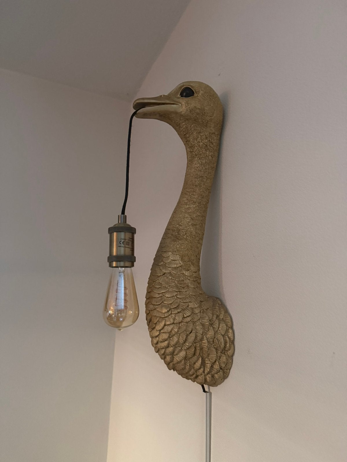 Gouden wandlamp, Ophalen, Zo goed als nieuw
