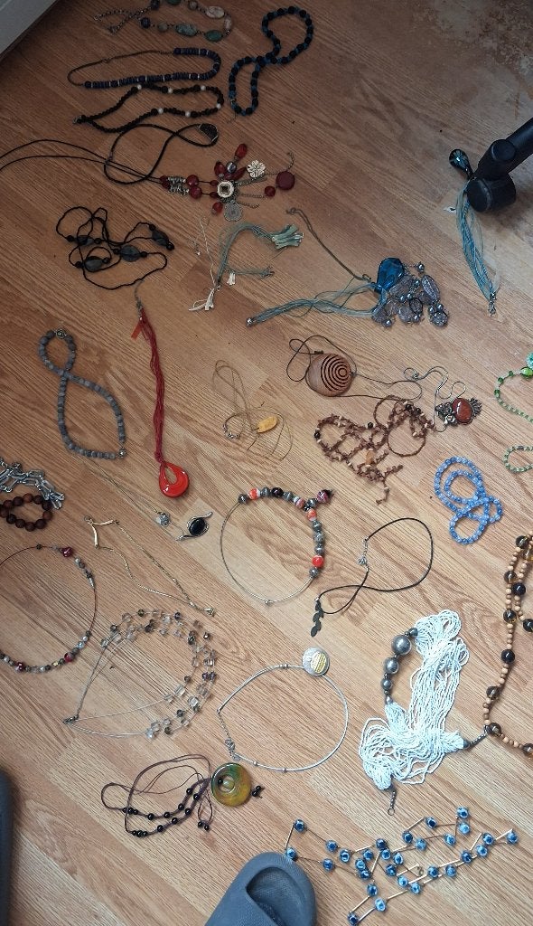 Partij Sieraden, Ophalen of Verzenden, Gebruikt, Overige kleuren, Overige materialen