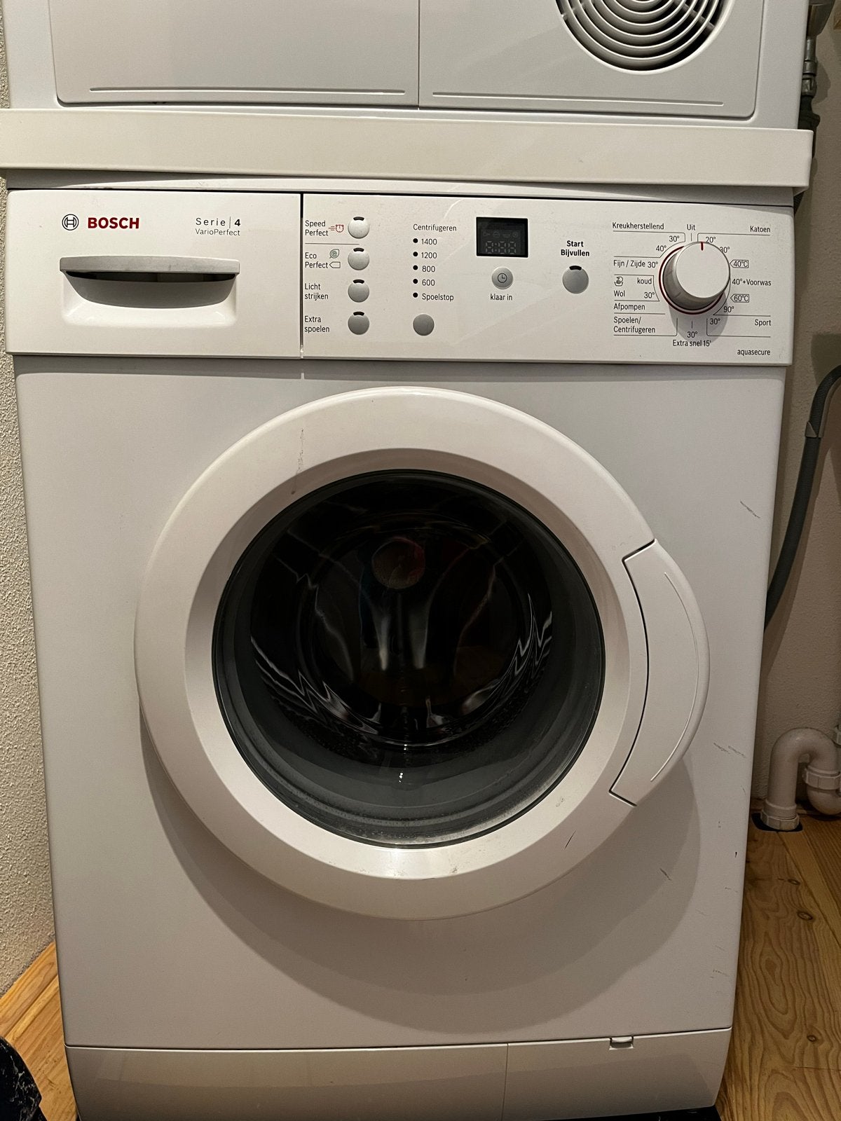 Bosch Serie 4 VarioPerfect Wasmachine - Zo goed als nieuw, Ophalen, Gebruikt, 85 tot 90 cm, 1200 tot 1600 toeren
