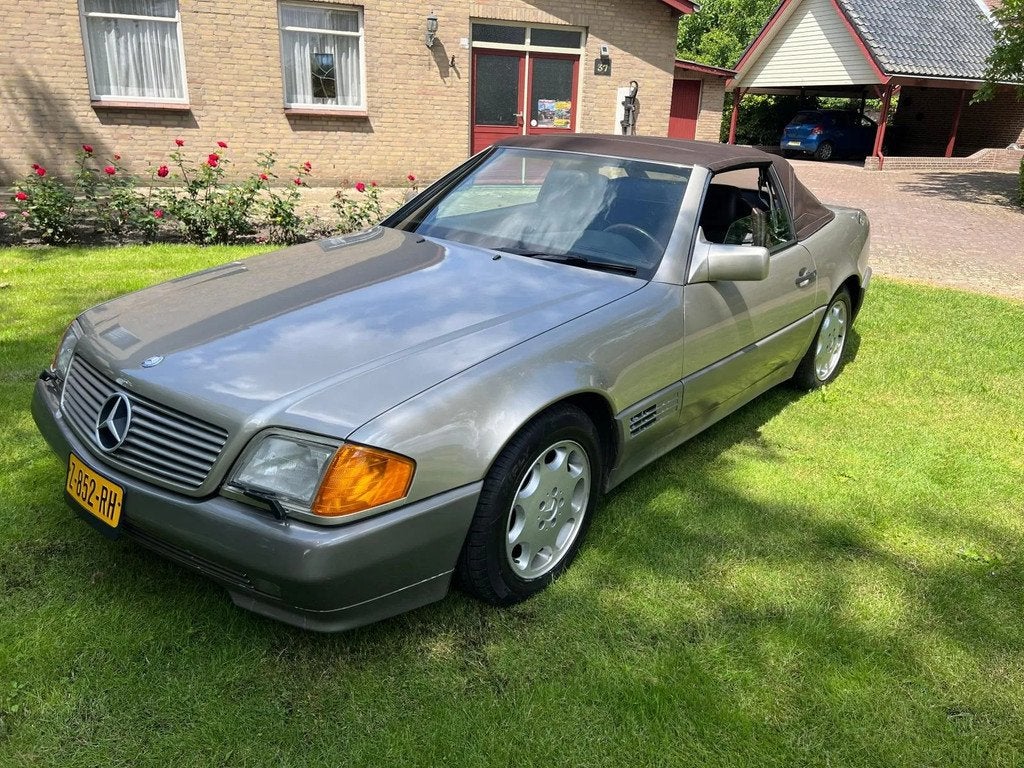 Mercedes-Benz 500sl cabrio 500 SL (bj 1992, automaat), Auto's, Automaat, 4973 cc, USB, Cabriolet