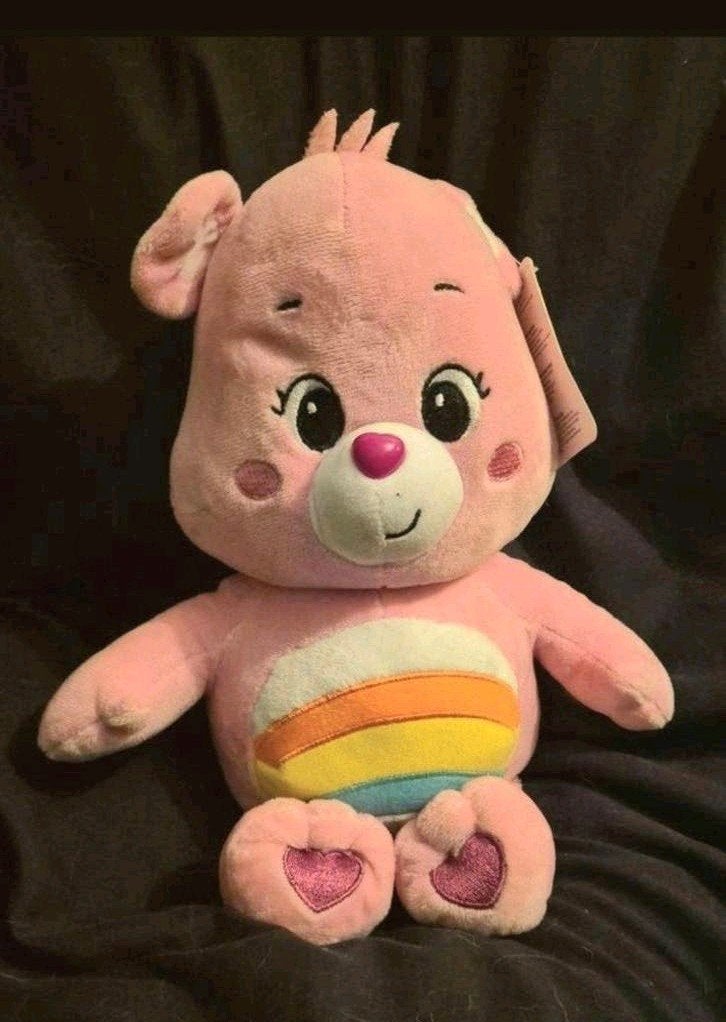 Care Bears Knuffel Roze Regenboog - Zo goed als nieuw, Overige merken, Overige karakters, Beer, Nieuw