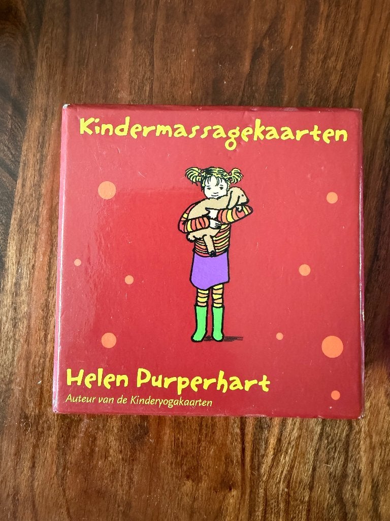 Kindermassagekaarten / Helen Purperhart, Ophalen of Verzenden, Zo goed als nieuw, Yogamat