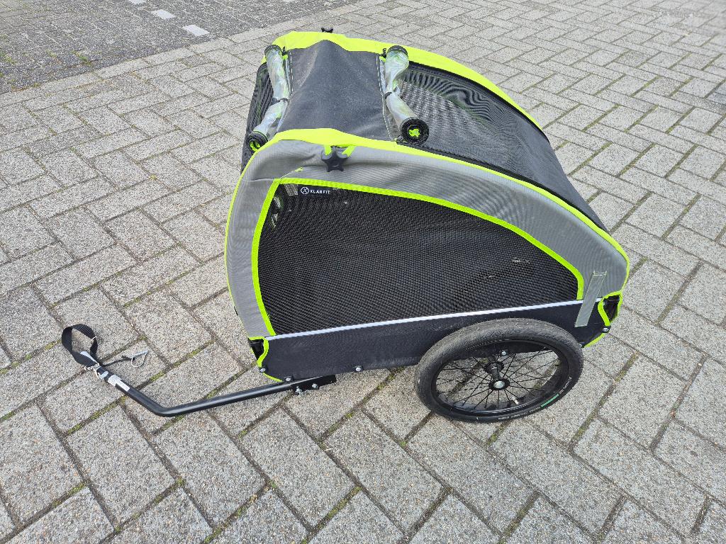 Fietskar hondenkar, Gebruikt, Opvouwbaar, Hondenkar, 40 tot 60 kg