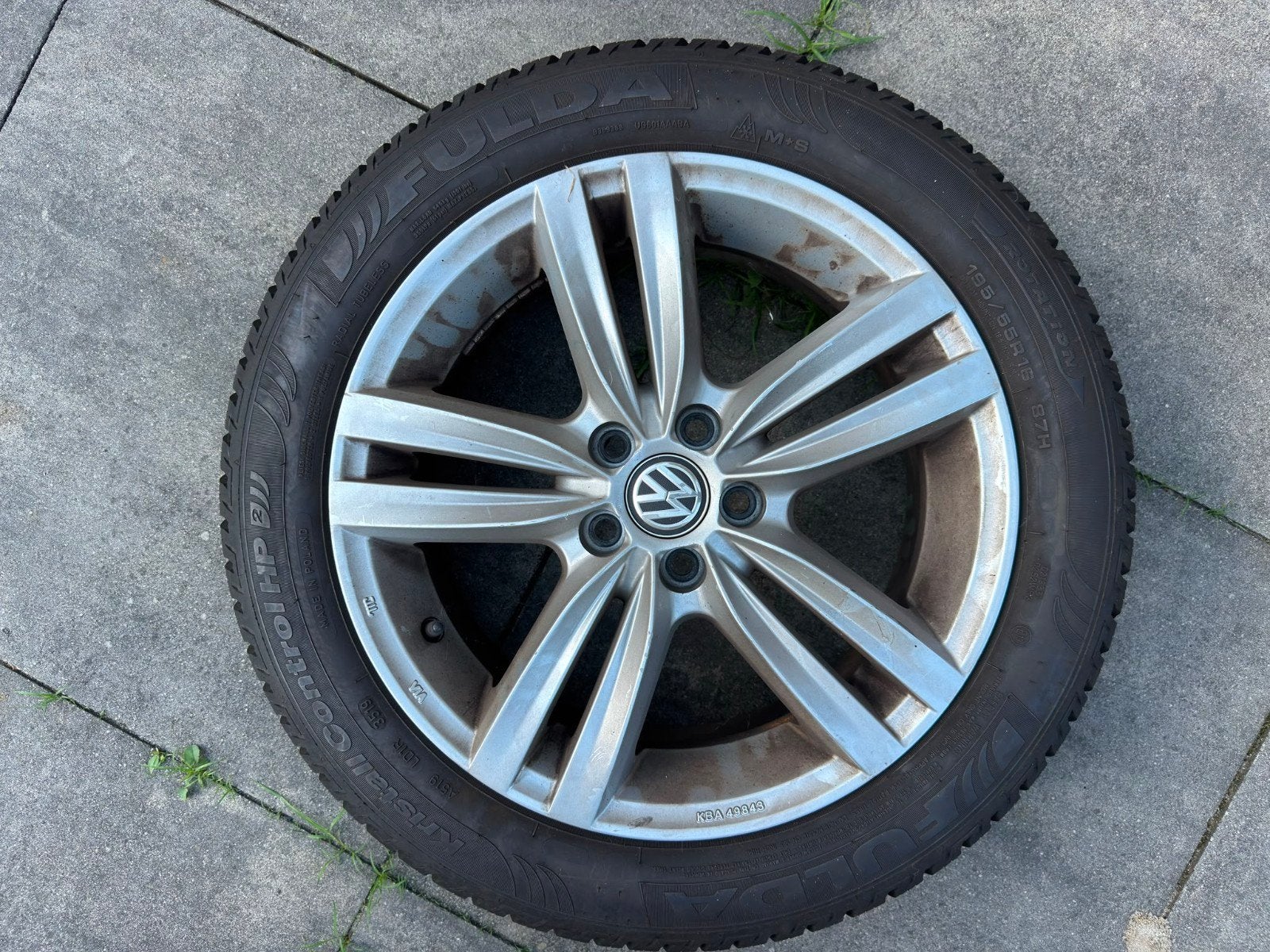 Fulda winterbanden met velgen - 195/55 R16, Auto-onderdelen, Banden en Velgen, Ophalen, Gebruikt, 16 inch, Banden en Velgen