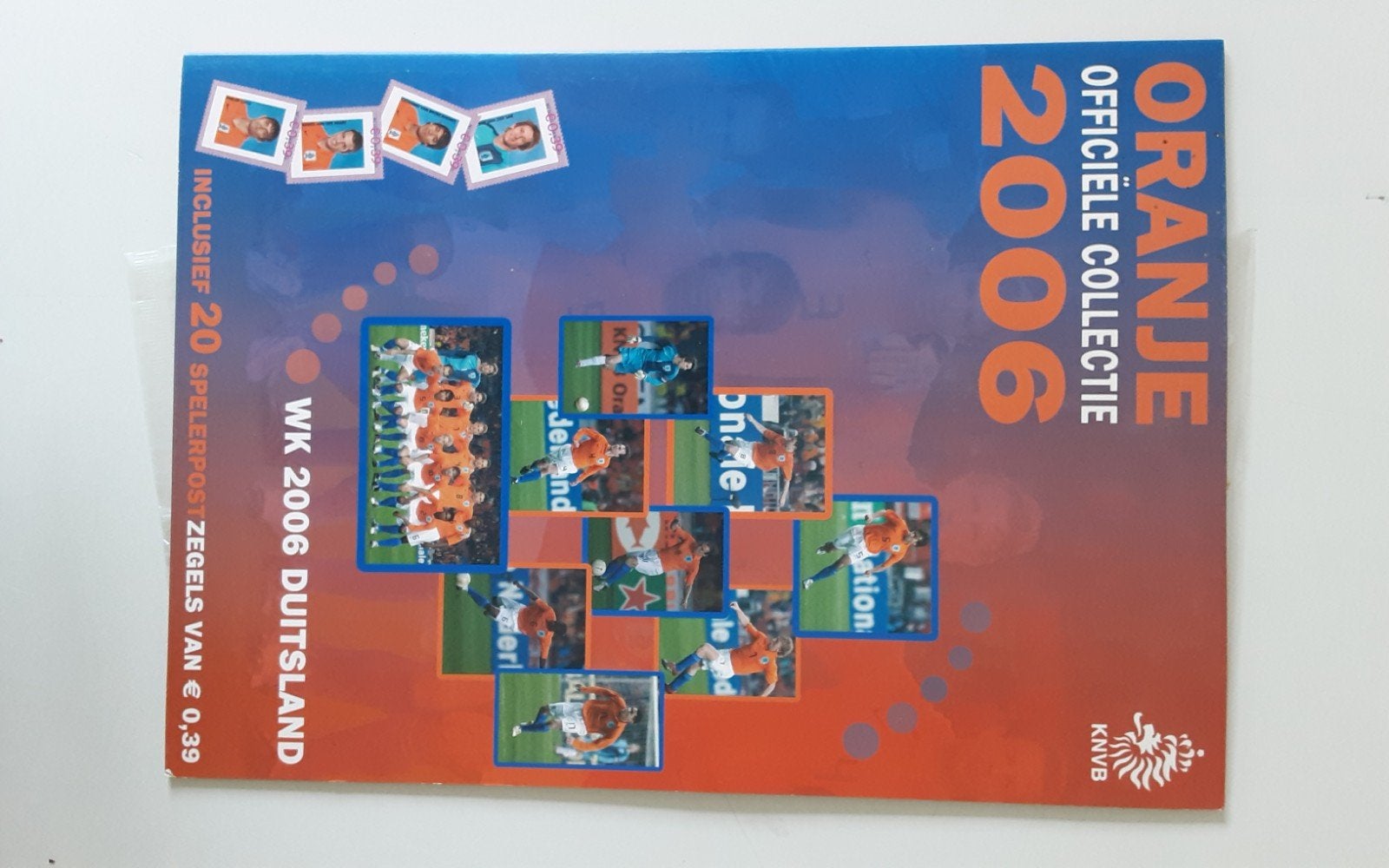 Oranje Officiële Collectie WK 2006 Spelerpostzegels, Postzegels en Munten, Ophalen of Verzenden, Na 1940, Postfris