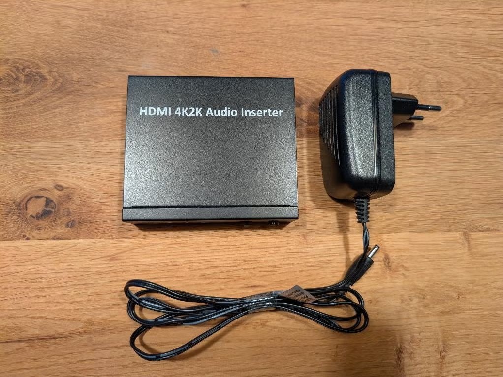 Audio converter analoog/optisch/HDMI -> HDMI audio, Ophalen of Verzenden, Zo goed als nieuw