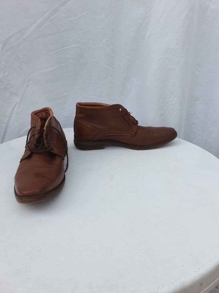 Nette bruine heren veterschoenen, leer. Mt 41. Merk Gallus, Bruin, ., Ophalen of Verzenden, Zo goed als nieuw