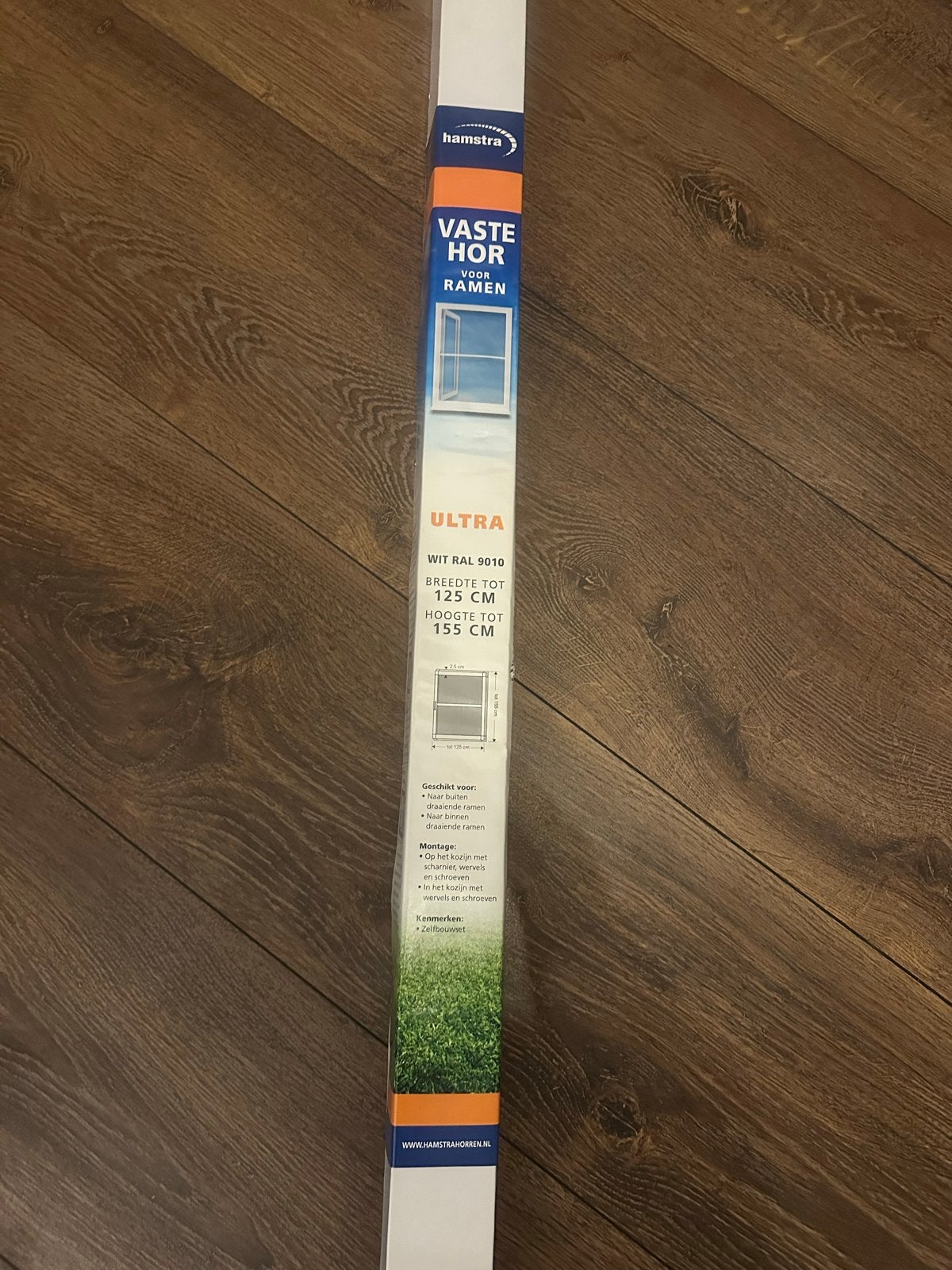 Hamstra Vaste Hor voor Ramen - Wit RAL 9010, Ophalen, 80 tot 120 cm, Nieuw, Overige typen