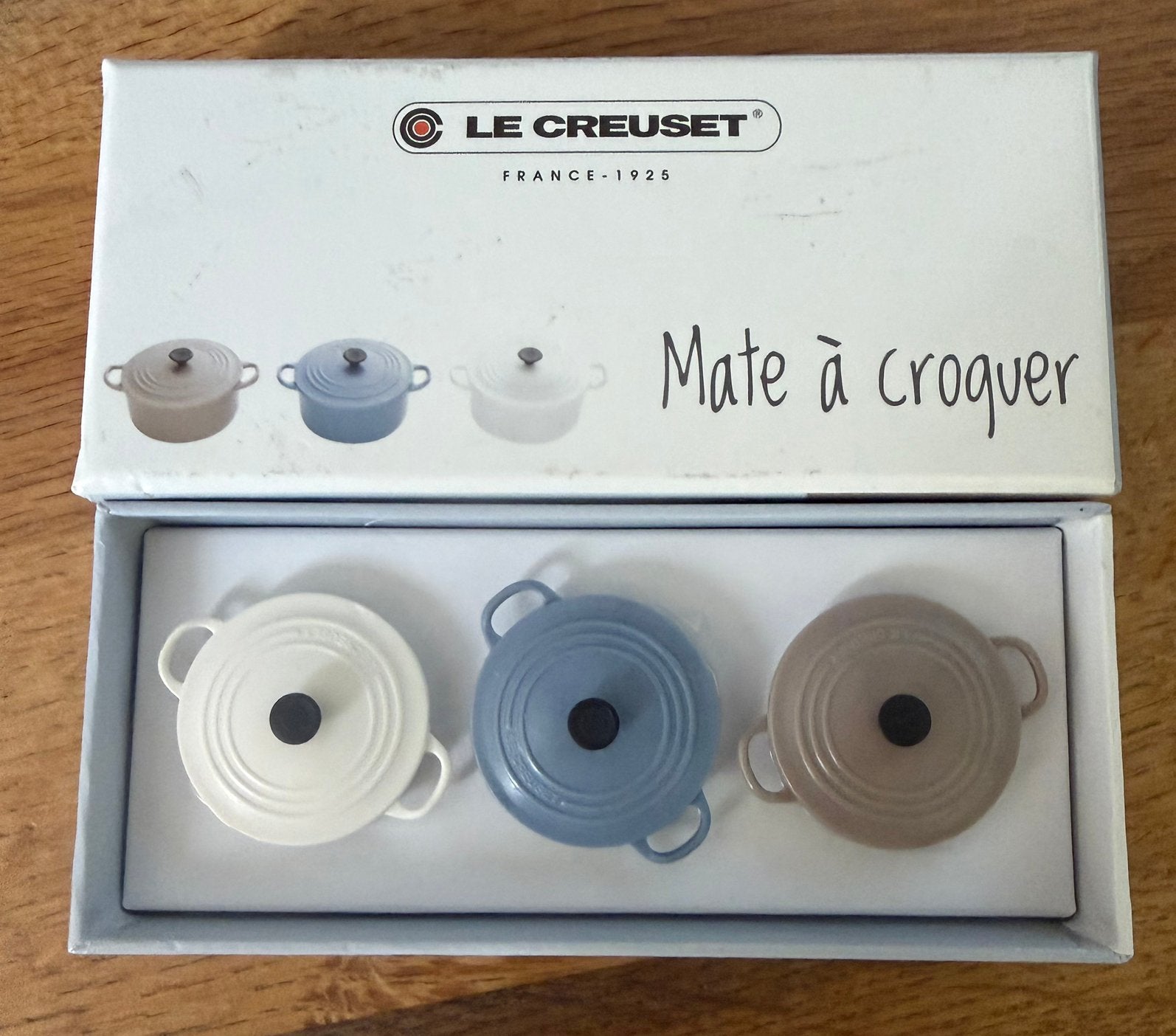 Le Creuset magneetjes, Ophalen of Verzenden, Nieuw, Gietijzer, Le Creuset