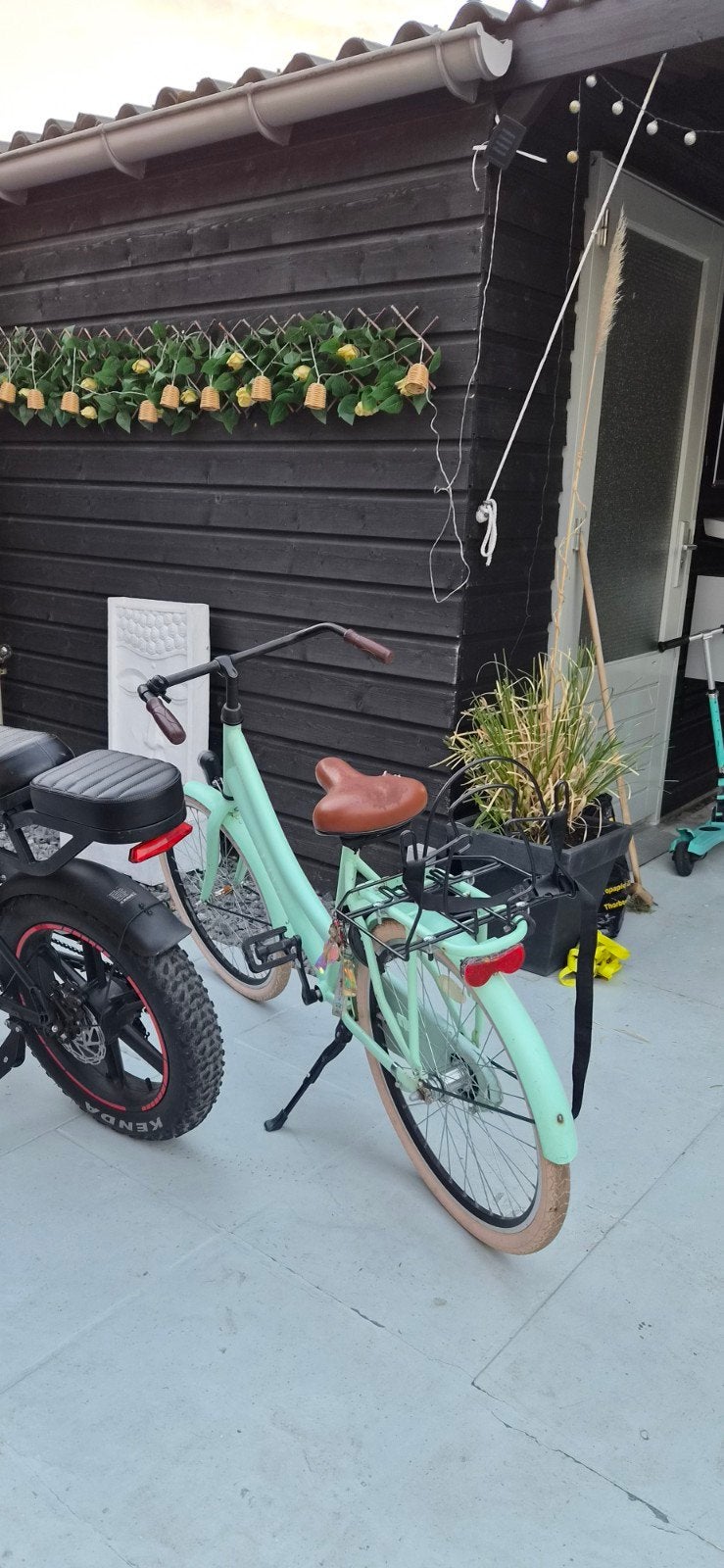 Mooie mintgroene fiets met lage instap, Terugtraprem, Minder dan 47 cm, Ophalen, Overige merken
