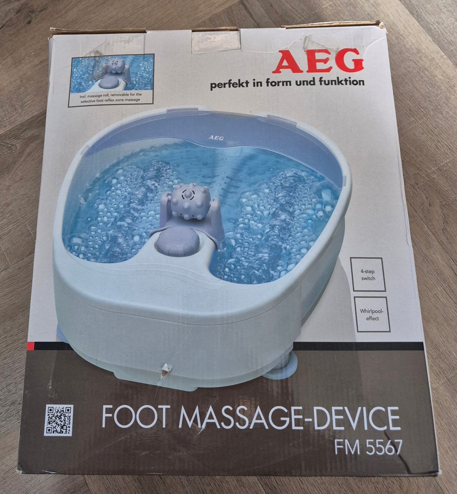 Voetenbad nieuw AEG, Ophalen of Verzenden, Nieuw, Apparaat