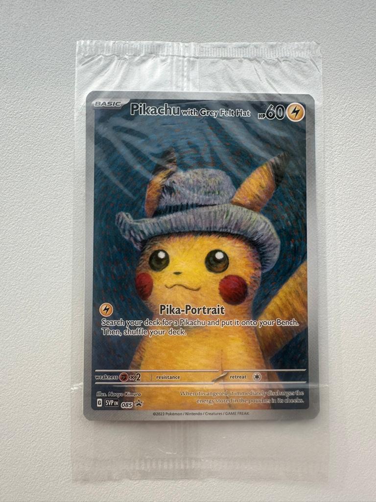 Pikachu with Grey Felt Hat – Sealed Promo (Van Gogh), Hobby en Vrije tijd, Verzamelkaartspellen | Pokémon, Ophalen of Verzenden