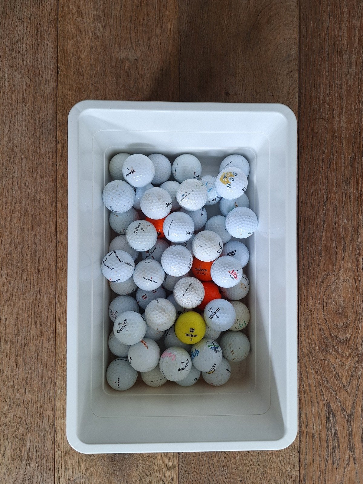 55x Golfballen - Gebruikt maar in goede staat, Ophalen of Verzenden, Gebruikt, Bal(len), Overige merken