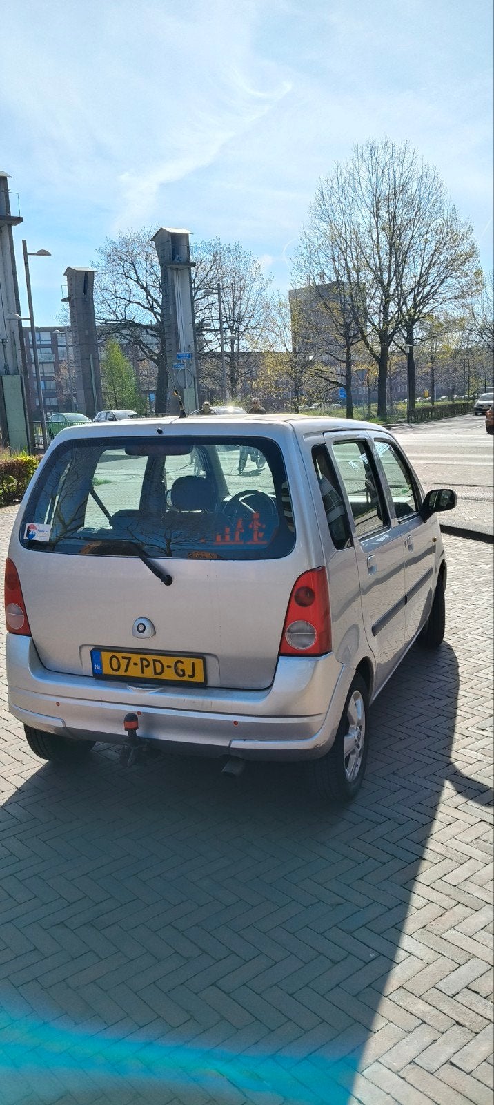 Opel Agila 1.2 I 16V 2004 Grijs, Auto's, Voorwielaandrijving, Origineel Nederlands, Handgeschakeld, Particulier