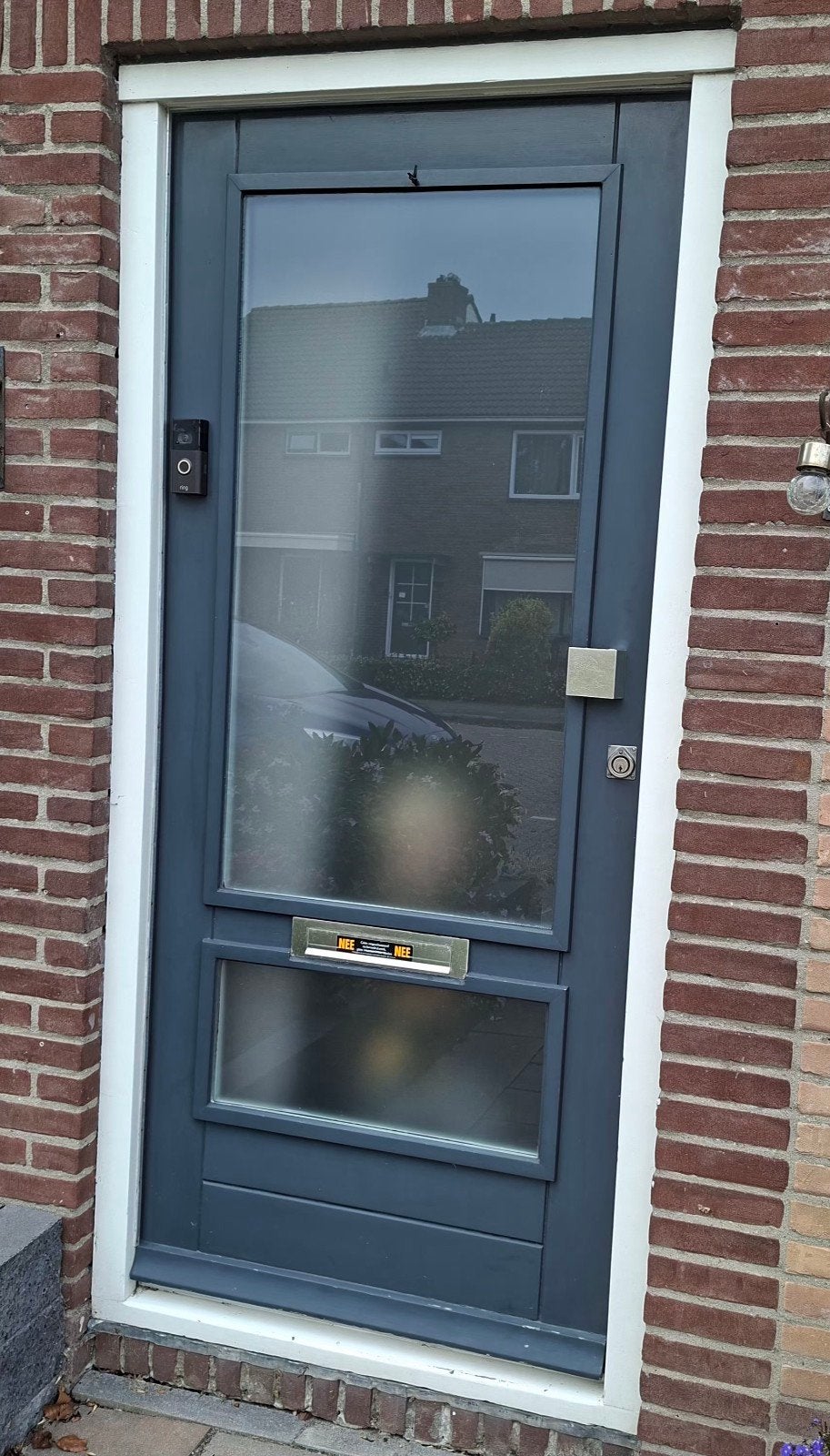 Voordeur vanaf 18/9 ophalen!, Doe-het-zelf en Verbouw, Ophalen, Gebruikt, 200 tot 215 cm, Glas