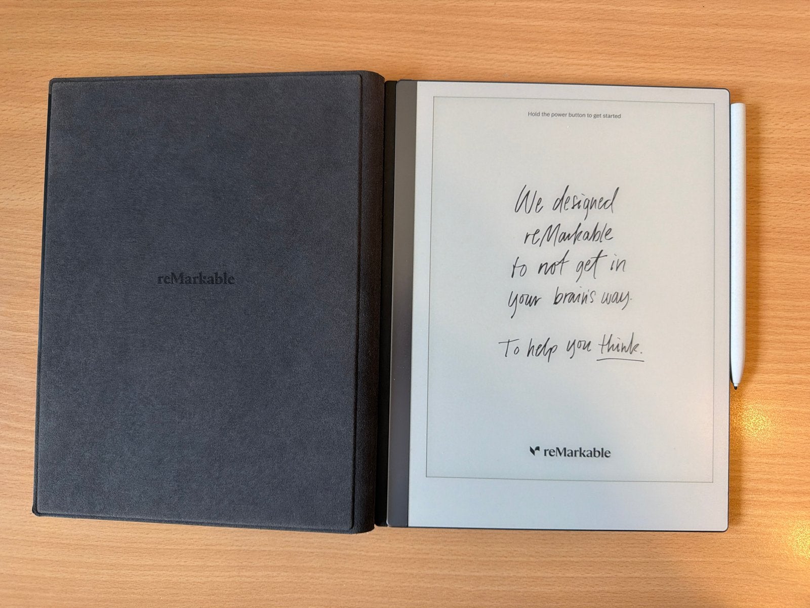 reMarkable 2 Paper Tablet met Marker Plus en Folio, 8 GB, Touchscreen, Ophalen of Verzenden, Zo goed als nieuw