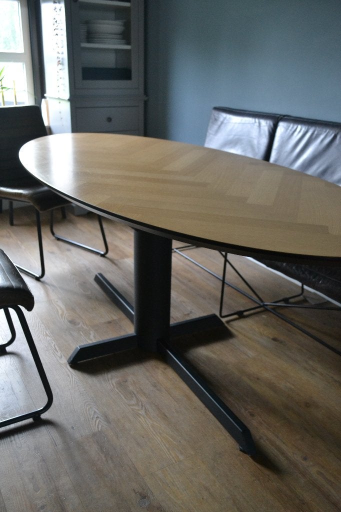 Eettafel ovaal van Kas20, Ophalen, Gebruikt, Eikenhout, 200 cm of meer