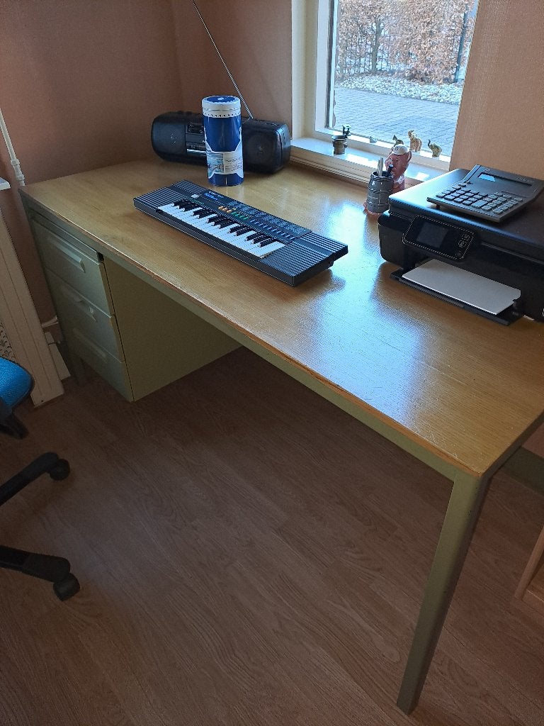 Bureau plus stoel., Ophalen, Gebruikt, 150 cm, 75 cm