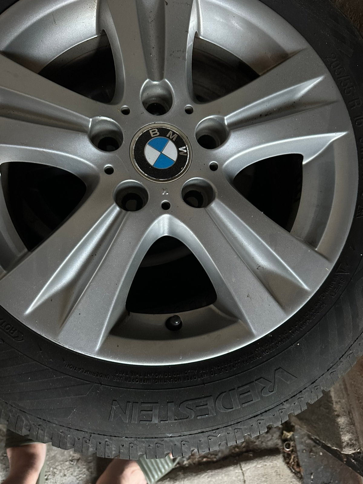 winter set 3 serie bmw, Ophalen, 16 inch, Banden en Velgen, 205 mm